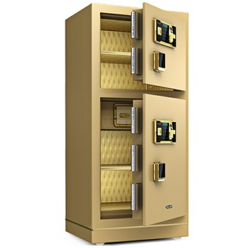 文件櫃 儲物櫃 檔案櫃三花保險柜家用指紋密碼70/80cm辦公保險箱大型防盜全鋼保管箱