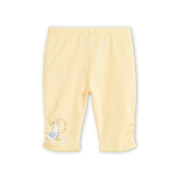 渡假比得黃色五分合身褲 (吸濕排汗+抗UV)