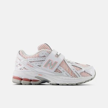 New Balance 1906 [PV1906CL] 中童 運動休閒鞋 復古鞋 寬楦 舒適 魔鬼氈 白 粉橘