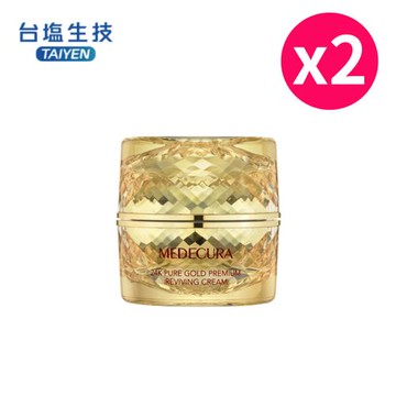 【台鹽生技】24K黃金鑽肽緊膚霜30ml_2入