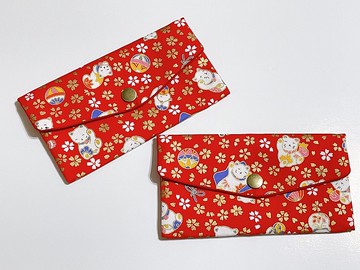 櫻花鈴噹貓  紅包袋/收納袋/存摺袋可免費繡字