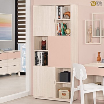 WAKUHOME 瓦酷家具 Fenner 2.7尺書櫥 寬80*深32.5*高183(公分)