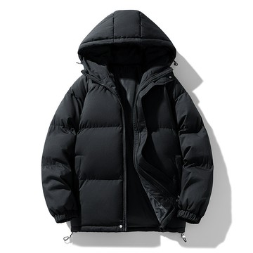 潮牌男裝 外套 棉衣 潮牌 寬鬆連帽羽絨棉服男裝加厚保暖面包服外套批發 羽絨外套 男外套 羽絨 棉衣 麵包外套 sam