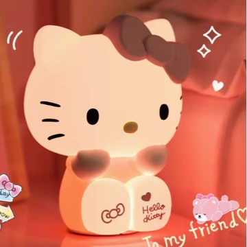 🌟隨機加送韓國面膜 限量發售【遊戲家】 凱蒂貓 Hello Kitty 小夜燈 Kitty小夜燈 3D 拍拍床頭燈