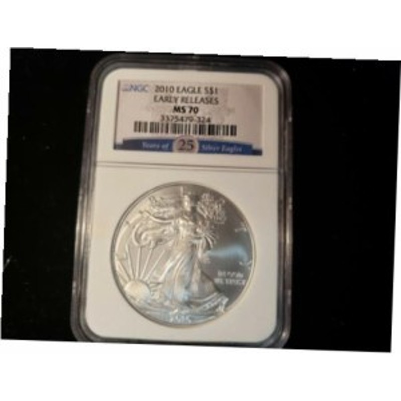 品質保証書付】 アンティークコイン NGC PCGS 2010 SILVER EAGLE NGC