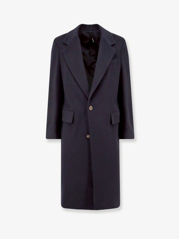 Cashmere coat with satin lining - HEVO - gender_Man