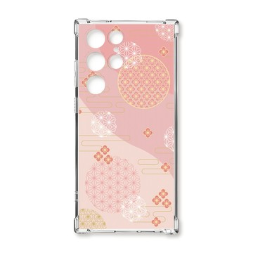 S24 系列貼 TRON 三星 S24 Ultra 日系和風圓點散花系列 四角防摔殼 手機殼