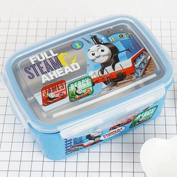【震撼精品百貨】湯瑪士小火車_Thomas & Friends~湯瑪士小火車304不鏽鋼便當盒(1100ML )*70211