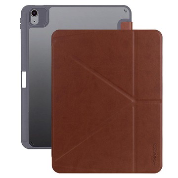 MONOCOZZI 透明背板皮革保護套  iPad Air 10.9/11  焦糖棕  1個