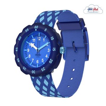FlikFlak 兒童手錶 CRISS-CROSS 兒童禮物/安全防水/瑞士製造 FPSP076 (31.85mm)