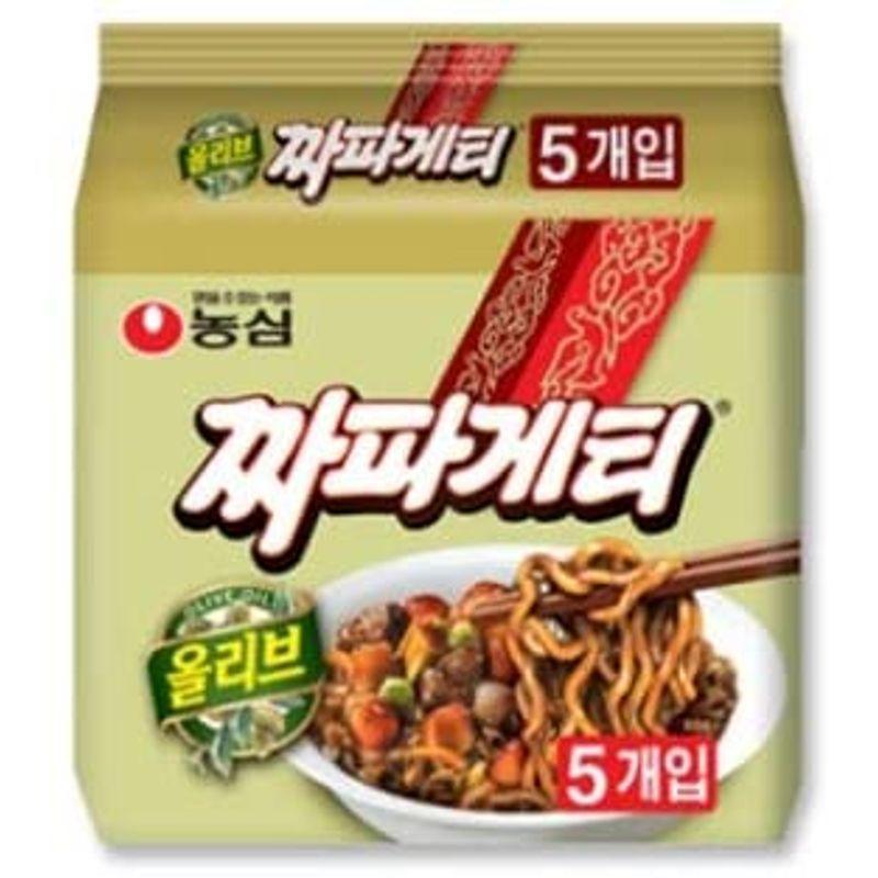 韓チャパゲティ 5袋 韓国ラーメン 韓国風ジャージャー麺