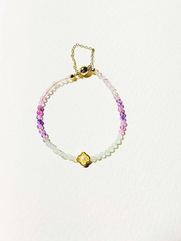 Meowflat輕珠寶 半寶石塔羅手鍊 磁扣設計- XIII. 死神