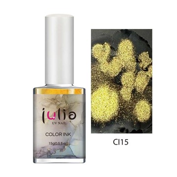 Julia 水墨暈染液 15ml-CI15金色