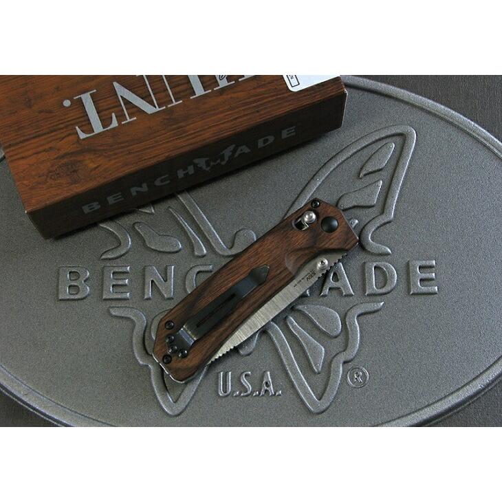 ベンチメイド BENCHMADE ハント 15060-2 Grizzly Creek グリズリー・クリーク　アクシス フォルダー ガットフック付 ディモンド・ウッド   日本正規品