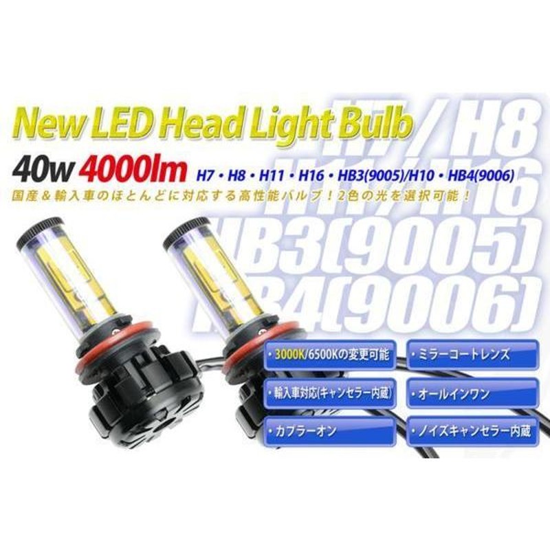 LED H11 フォグランプバルブ キャンセラー内臓 BMW X6 E71 輸入車用