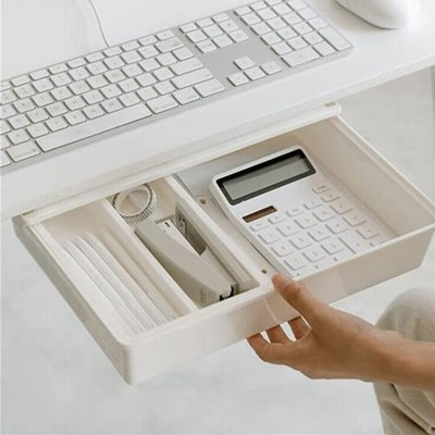 Ipow 取り付け式引き出し 収納ボックス デスク下 机下 天板下 取り付け スライド 在宅勤務 引き出し式ミニ トレイ 小物入れ 収納 便 通販 Lineポイント最大get Lineショッピング