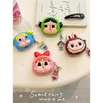 卡通動漫飛天女警airpods4保護套適用蘋果無線藍牙耳機殼AIrPodsPro二代軟殼可愛拉布布防摔殼1/2代3代女五代