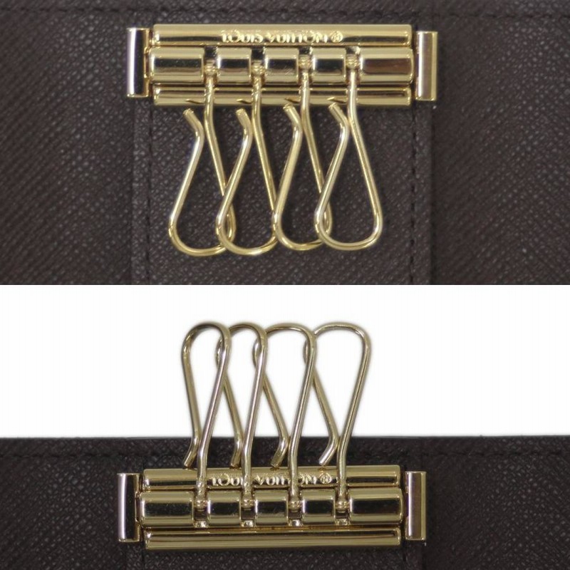美品 箱 保存袋 ルイヴィトン ダミエ エベヌトレゾール A11 LOUIS VUITTON/ルイヴィトン ミュルティクレ4 キーケース ダミエ