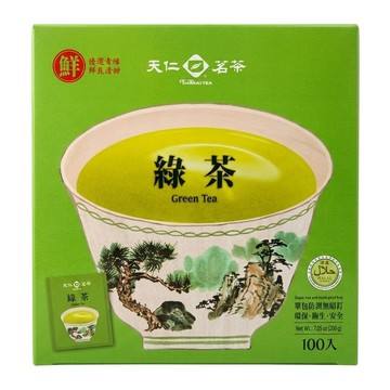 天仁茗茶 綠茶  2g  100包  1盒