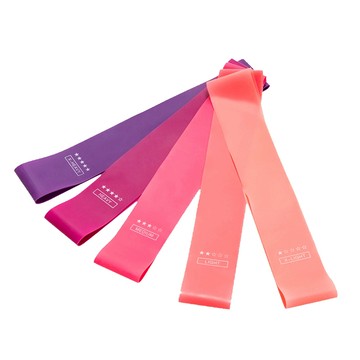 【DAYOU】拉力帶 乳膠 5件入 多磅數 拉力圈 阻力帶 環狀 彈力帶 彈力圈 瑜伽 居家健身 D0803010