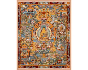 文化遺產 唐卡中的佛陀故事