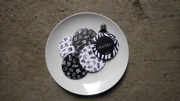 霧面小圓鏡-恐龍/內臟/斑馬系列