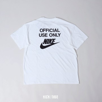 NIKE M90 OC REMIX 後背大LOGO 運動短袖T 白【HJ0775-100】