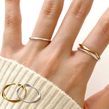 戒指女 925 純銀戒指 可調式 開口戒指 素戒指 極簡ins風 指環 高級感 小眾設計 韓版戒指 情人節禮物 165