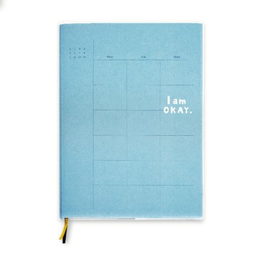 Iamokay自填式手帳-藍-32K