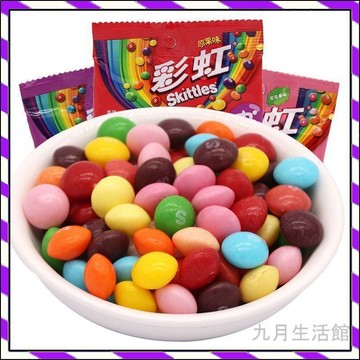 【台灣出貨】彩虹糖9g 彩虹糖 果糖 果汁糖 彩虹果汁味糖果 原果味糖果 混合水果味軟糖 伴手禮 喜糖 婚禮糖果