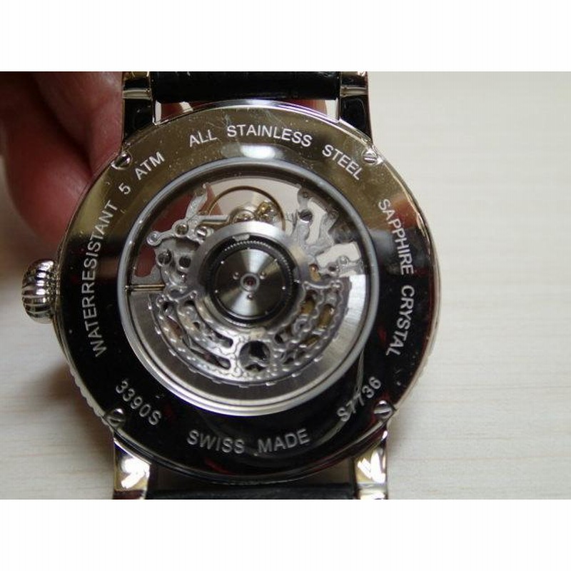 EPOS エポス スケルトン 手巻き 腕時計 3369SKM.LTD300
