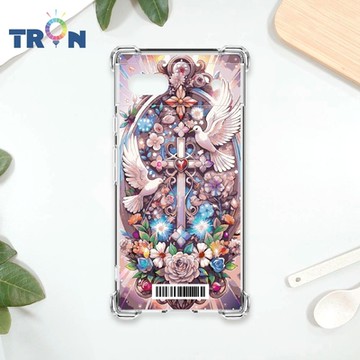 TRON GOOGLE Pixel 6A 十字架華麗金光閃閃 四角防摔載具殼 軟殼 手機殼