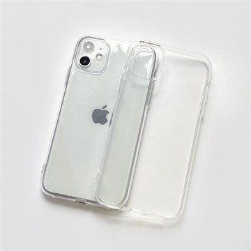 16好質感透明殼15pro加厚2毫米透明殼軟殼14極簡風13mini適用12蘋果XR手機殼iphone11