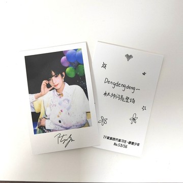 正版 TF家族四代 見面會《肆意少年-明信片小卡》單人拍立得小卡 張桂源 張函瑞 左奇函 官俊臣 陳浚銘