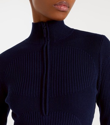 Cordova Butte ribbed-knit wool ski bodysuit