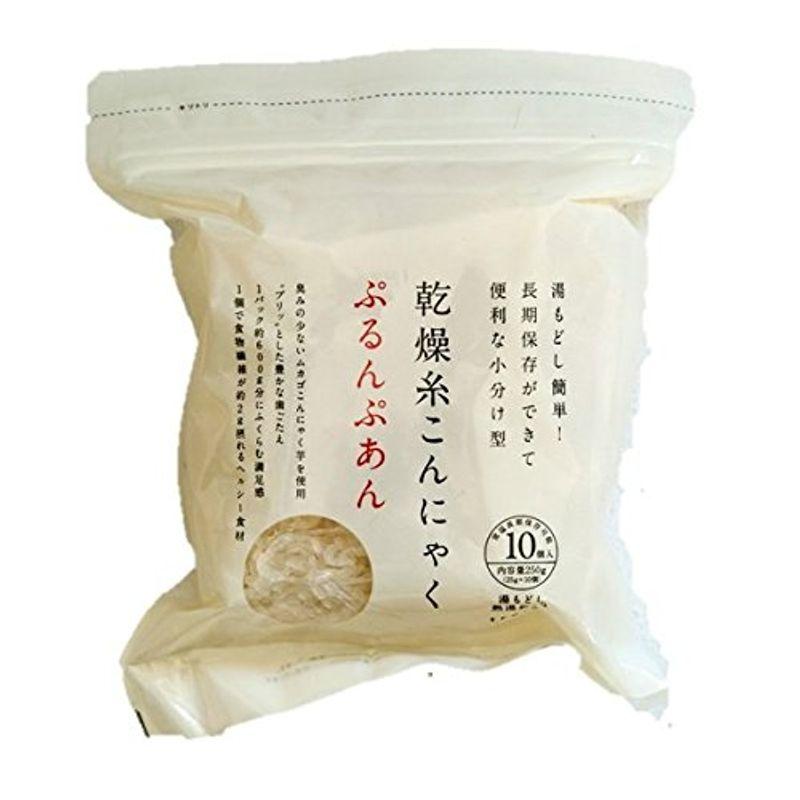 乾燥糸こんにゃく ぷるんぷあん 25ｇ×10個入×4セット