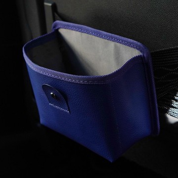 【臺灣出貨】車載垃圾桶汽車內用可摺疊車內後排置物桶創意車用垃圾袋收納神器