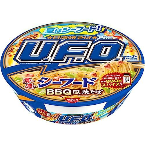 日清食品 濃い濃いシーフードBBQ風焼そば (カップ麺) 105g ×12個