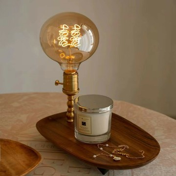 免運 開立發票 檯燈 壁燈 落地燈 吸頂燈 床頭燈 北歐囍燈充電小夜燈裝飾中古客廳臥室床頭柜臺燈長明燈結婚禮物