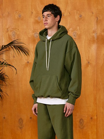 Heavy Weight Hoodie _ Khaki