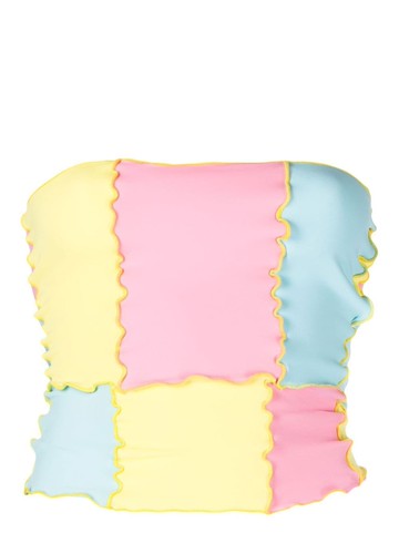 sherris - colour-block bandeau top - women - Nylon/Spandex/Elastane - XS - Multicolour