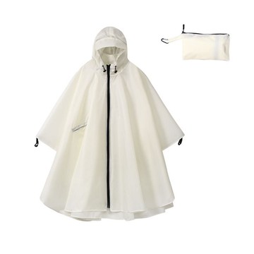 ✨可開發票#新款懶人拉鎖雨披|多功能輕便騎行雨衣|成人|滌綸#免運