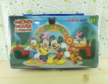 【震撼精品百貨】Micky Mouse 米奇/米妮  彩色筆組-藍 震撼日式精品百貨