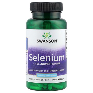 Swanson Vitamins, 硒，100 微克，300 粒膠囊