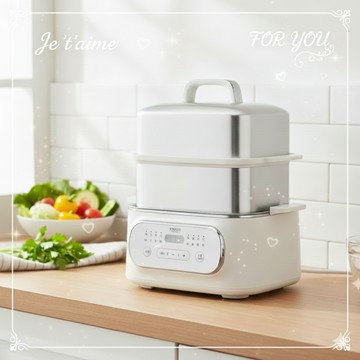 過年圍爐【 SONGEN 松井 】 多功能雙層智慧型蒸煮鍋/電火鍋 ( SG-1022MS(Q) ) 摩羯座生日/輕鬆料理/蒸煮美味/珍惜饗味/暖心禮/新年快樂