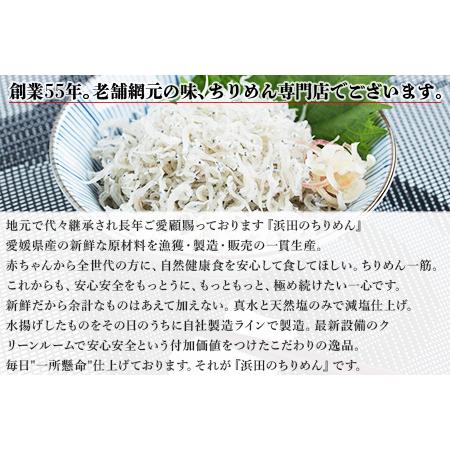 ふるさと納税 老舗網元　浜田のちりめん５箱セット　（1箱　70g×5個入） 愛媛県西予市