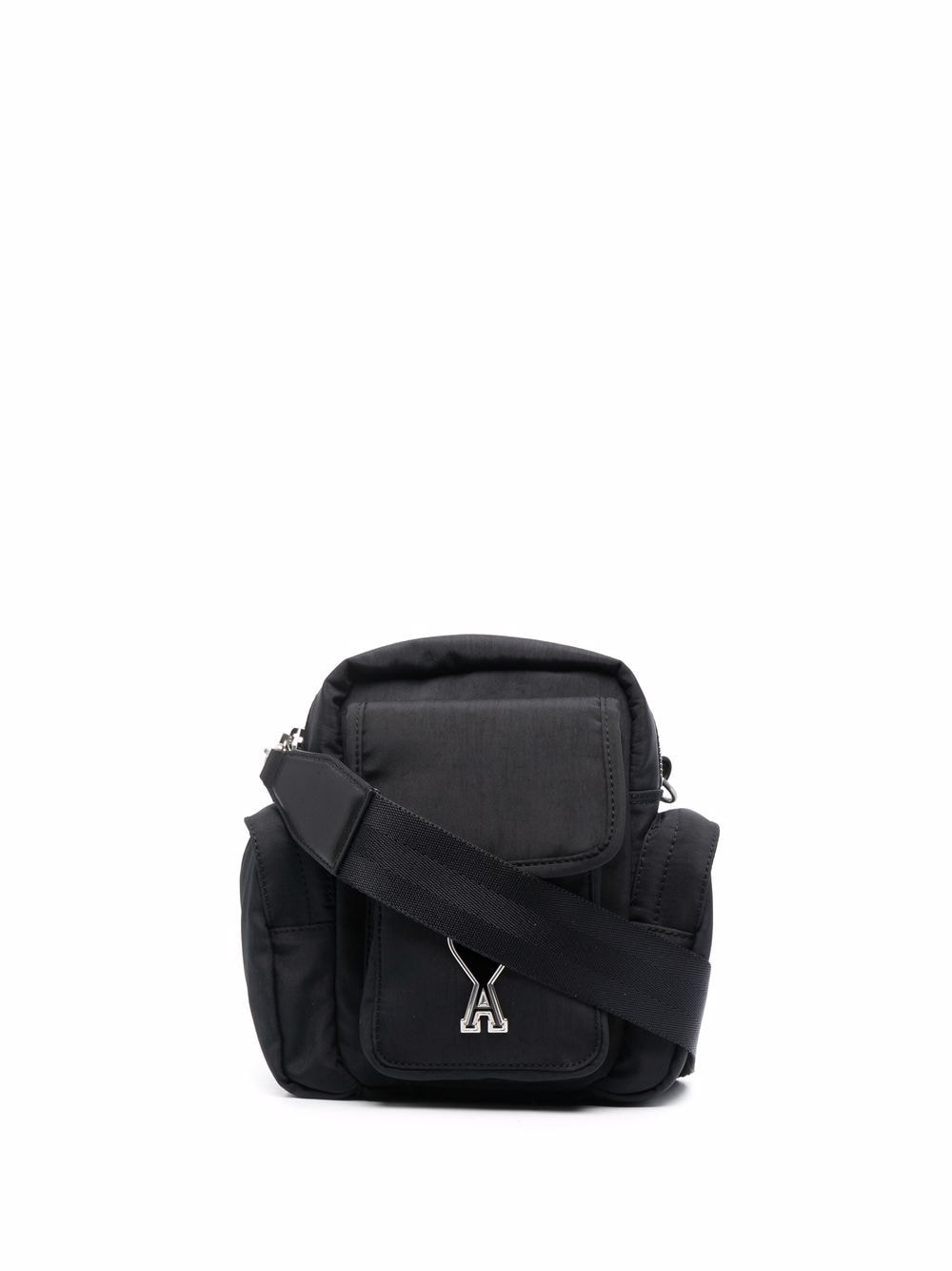 AMI Paris - Ami De Cœur Pocket bag - men - Cotton/Polyamide/Polyamide/Polyester/Leather - One Size - Black