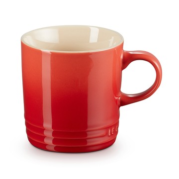 LE CREUSET 瓷器英式馬克杯350ml (星火紅-無盒)