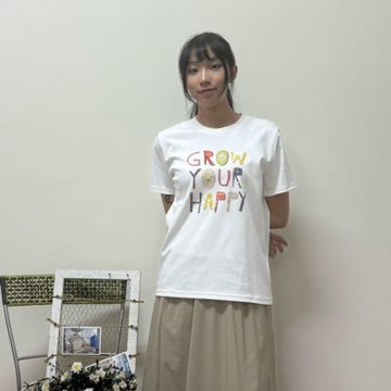 Hana-Mokuba花木馬日系女裝趣味英文字母上衣_米白