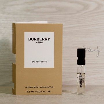 BURBERRY 英雄神話 Hero 男性淡香水 1.5mL 可噴式 試管香水 全新